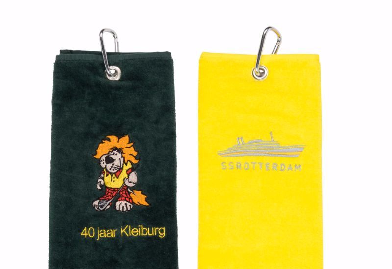 Golftowel with custom logo