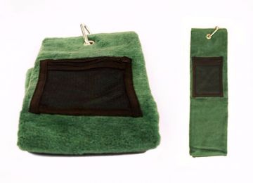 Golftowel with pouch