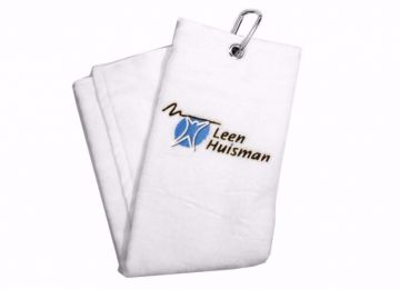 Golftowel with branded 